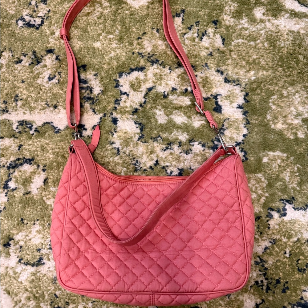Vera Bradley Quilted Pink Shoulder Bag